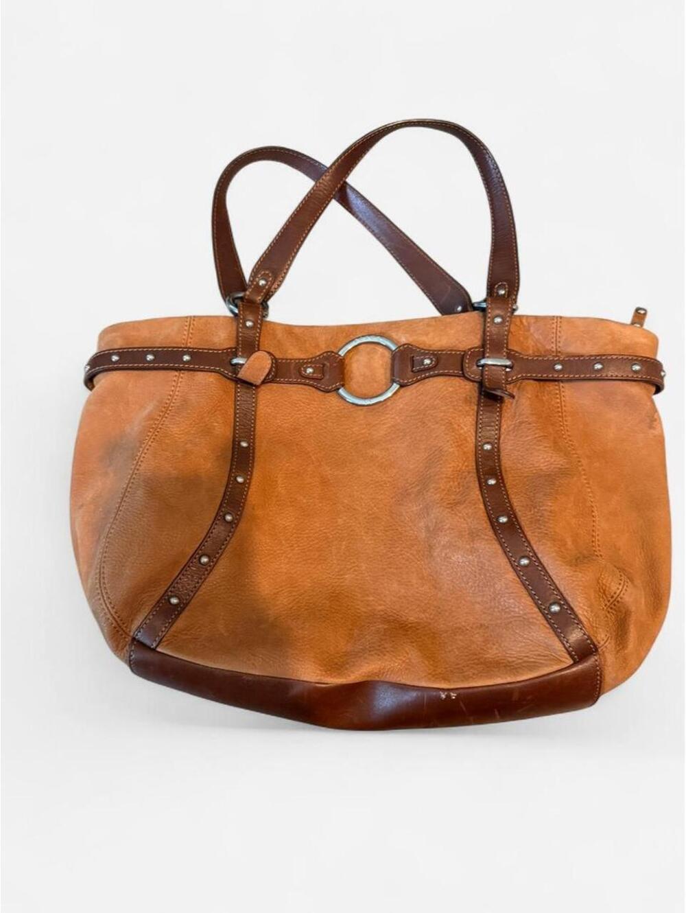 BOSCA Women's Tan and Brown Bag